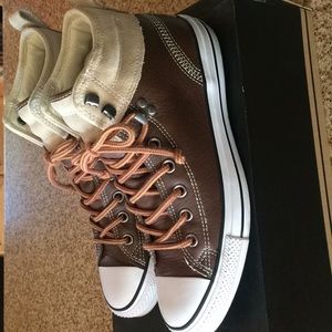 Converse Leather High Tops